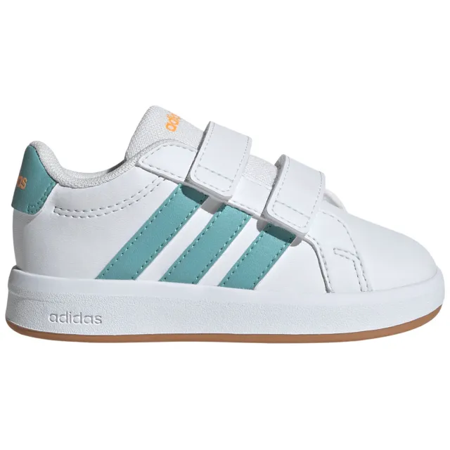 Adidas Grand Court 3.0 sneaker wit aqua Wit/aqua