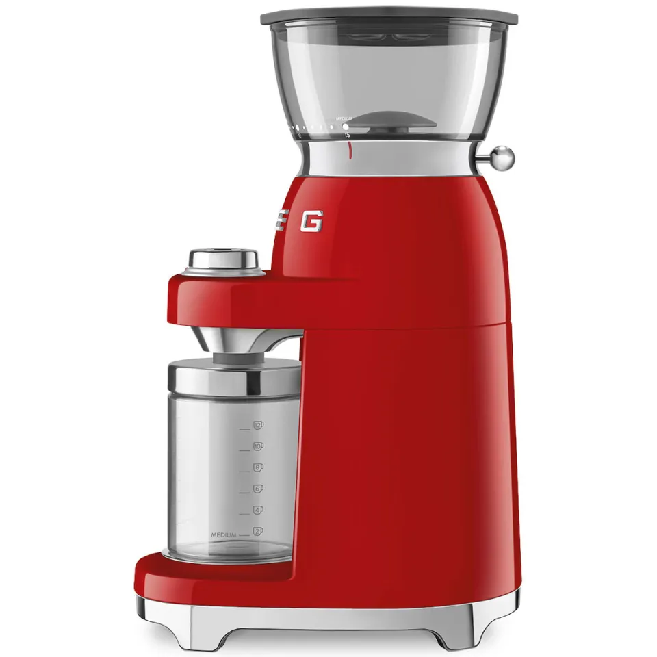 Smeg CGF03RDEU koffiemolen rood, foto 2