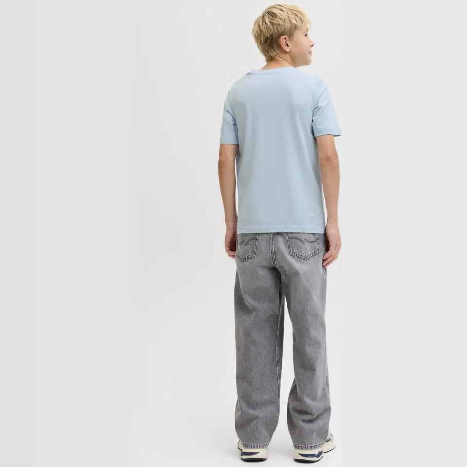 Jack & Jones Junior T-shirt lichtblauw met print, foto 5
