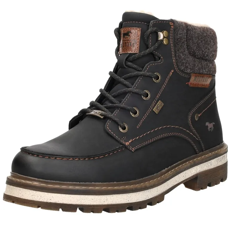 Mustang veterboot zwart, foto 4