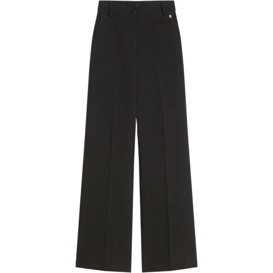 Josh-V Kate wide leg high waist broek zwart, foto 2