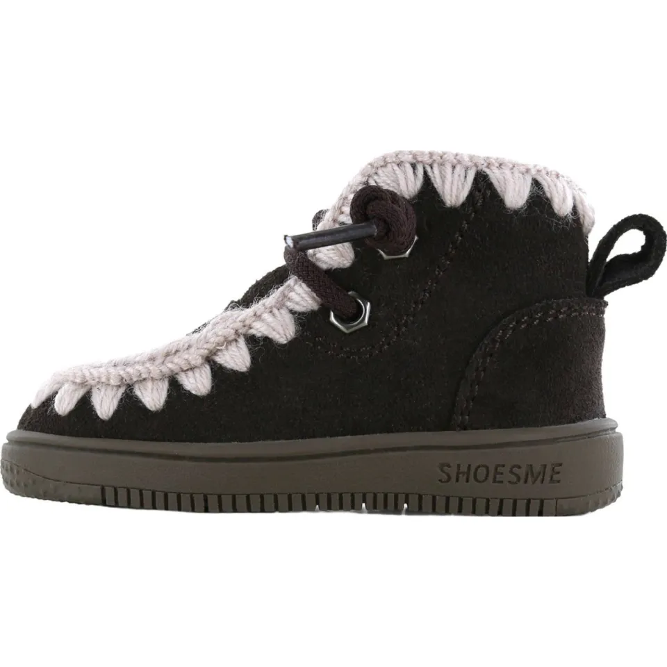 Shoesme hoge sneakers donkerbruin, foto 4