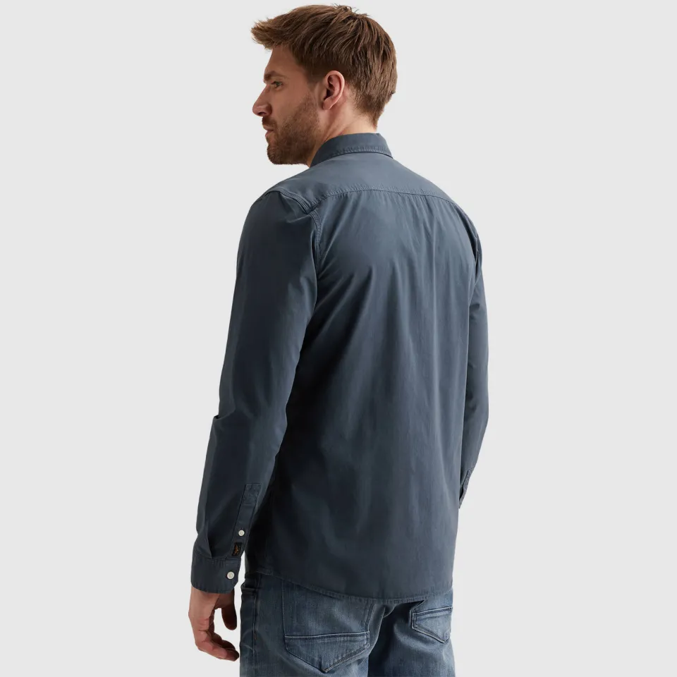 PME Legend regular casual overhemd donkerblauw, foto 4