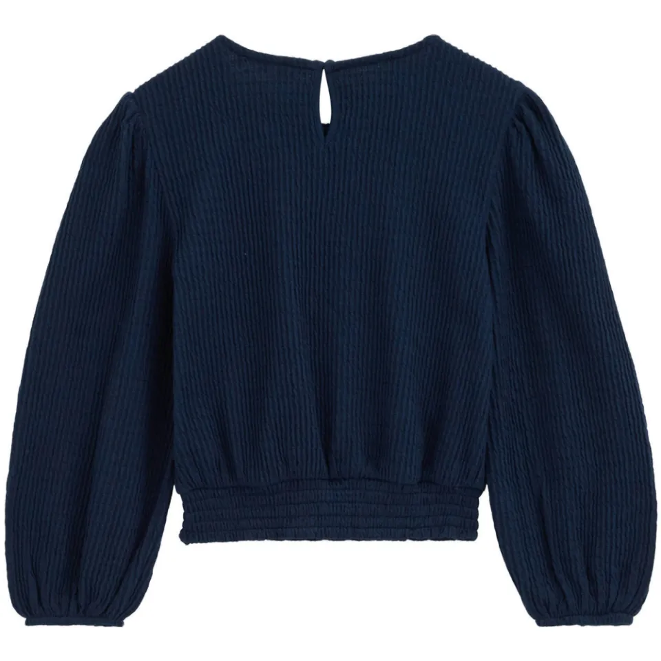 WE Fashion blousetop donkerblauw, foto 3