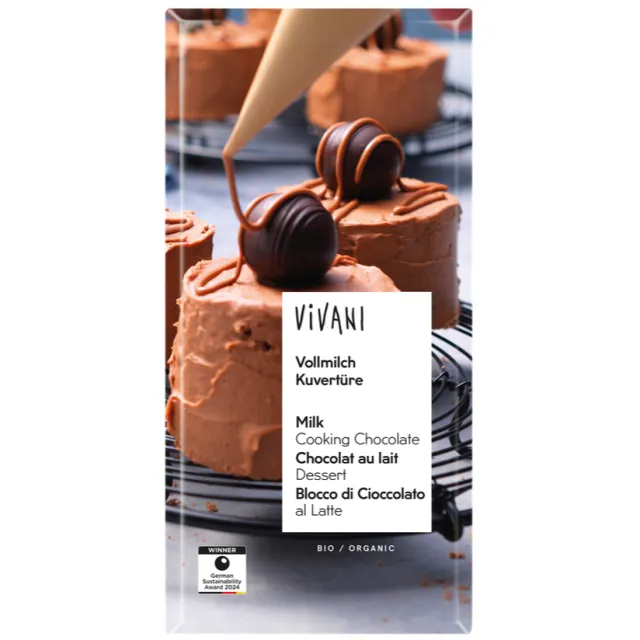 Vivani Milk Cooking Chocolate kookchocolade melk