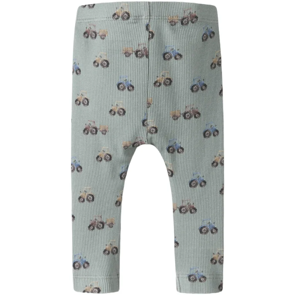 NAME IT BABY gebreide broek groen, foto 2
