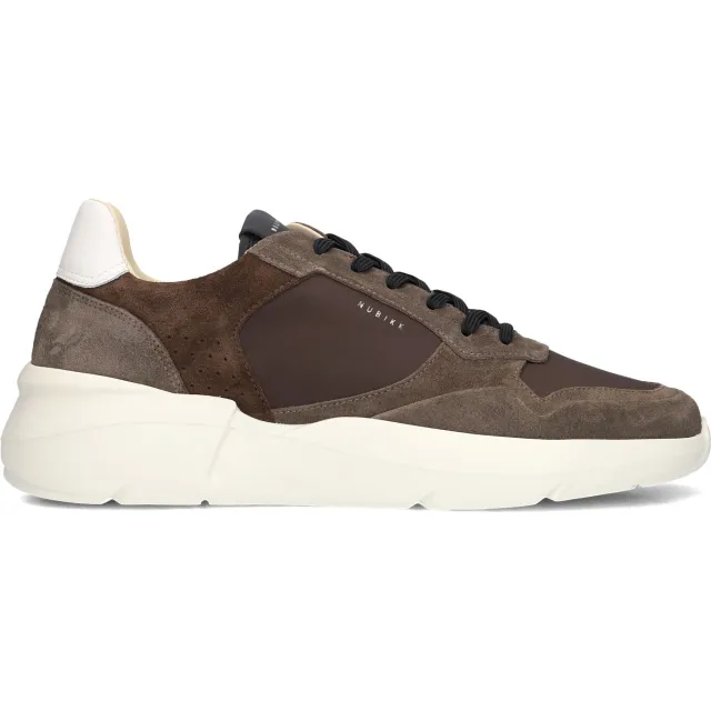 Nubikk Heren Sneakers Roque Road Wave - Bruin