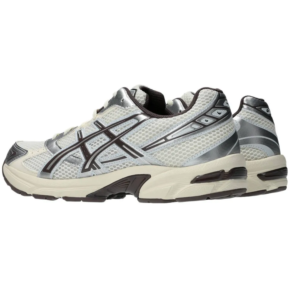 Asics Gel-1130 sneakers ecru/zilver/bruin, foto 4