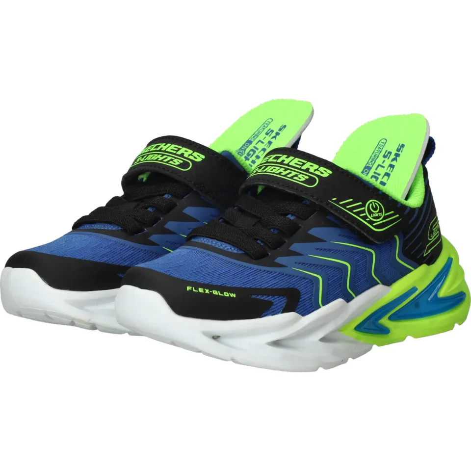 Skechers Flex-Glow Ultra Prism-Pacer sneakers blauw, foto 6