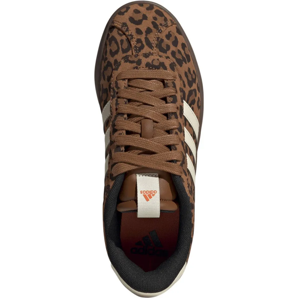 Adidas Sportswear VL Court 3.0 suede sneakers bruin dierenprint/wit, foto 4