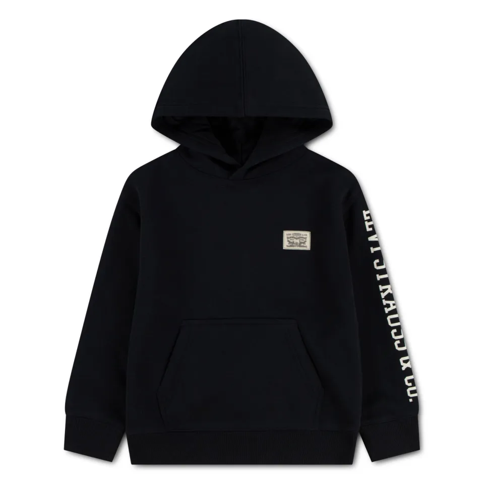 Levi's Kids hoodie met tekst - zwart, foto 2