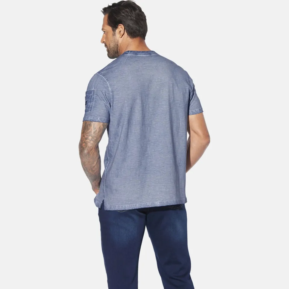 Jan Vanderstorm Helgo t-shirt blauw, foto 3