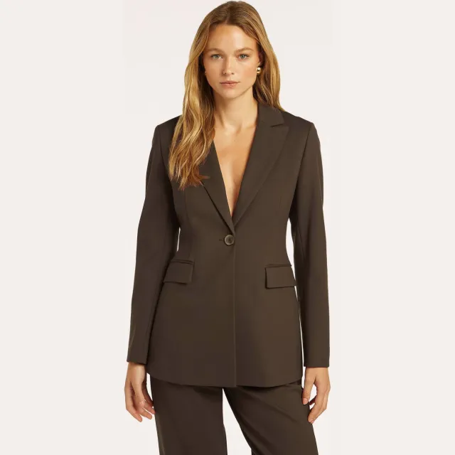 Beaumont getailleerde blazer - bruin