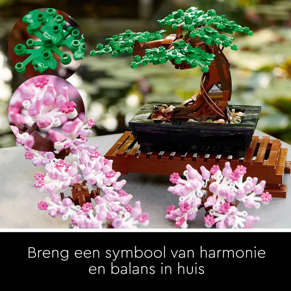 Lego Botanical Collection Bonsaiboompje Bouwpakket voor Volwassenen 10281, foto 2