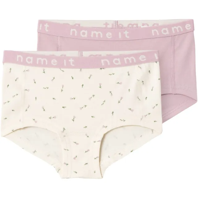NAME IT KIDS hipster NKFHIPSTER - offwhite/lila (set van 2) Buttercream