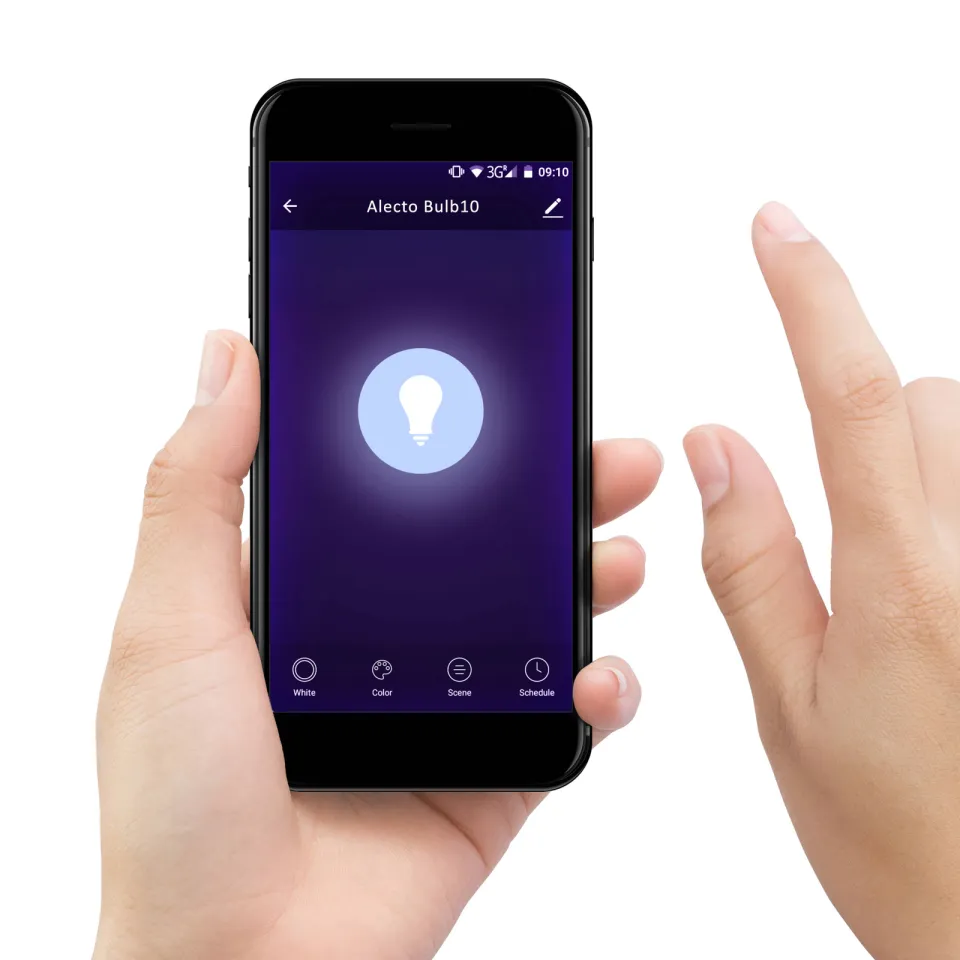 Alecto SMART-BULB10 smart wifi LED-lamp, foto 2
