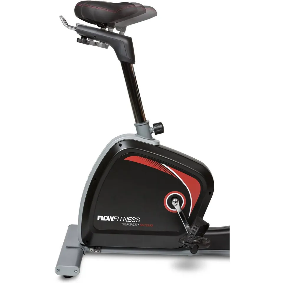 Flow Fitness Turner DHT2500i hometrainer zwart, foto 5