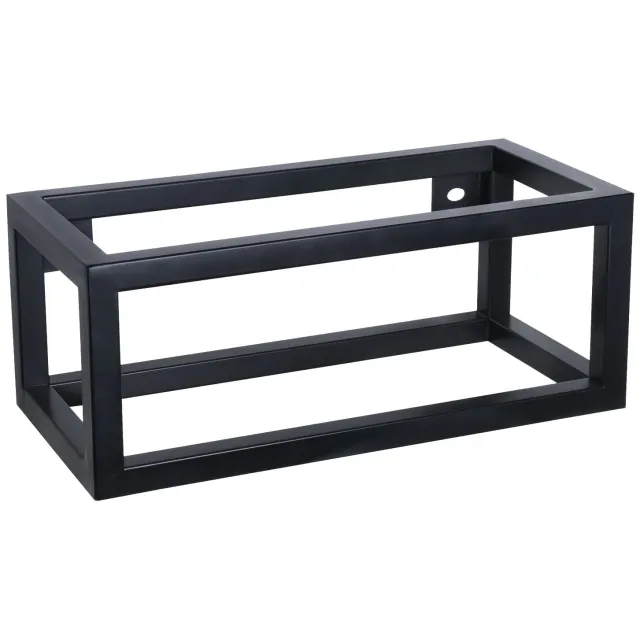 Differnz Fonteinset Differnz Ravo Beton en Handoekrek 38.5x18.5x9 cm Donker Grijs Met Gebogen Kraan Mat Goud Wit