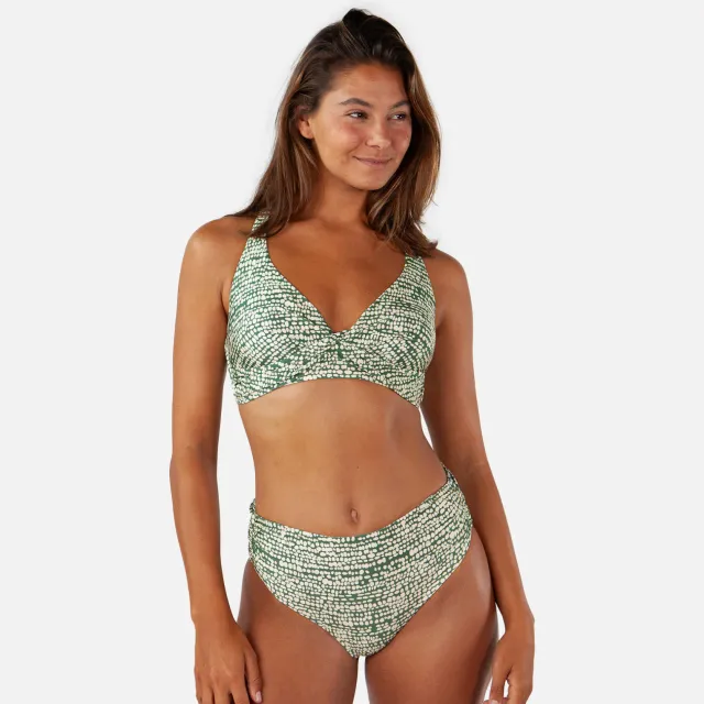 Barts high waist bikinibroekje Cascis groen/wit, foto 6