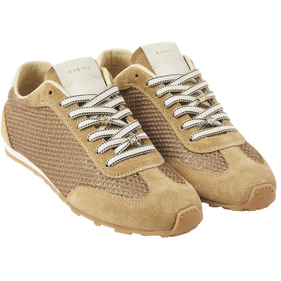 Nubikk Billy Lou suède sneakers beige, foto 4