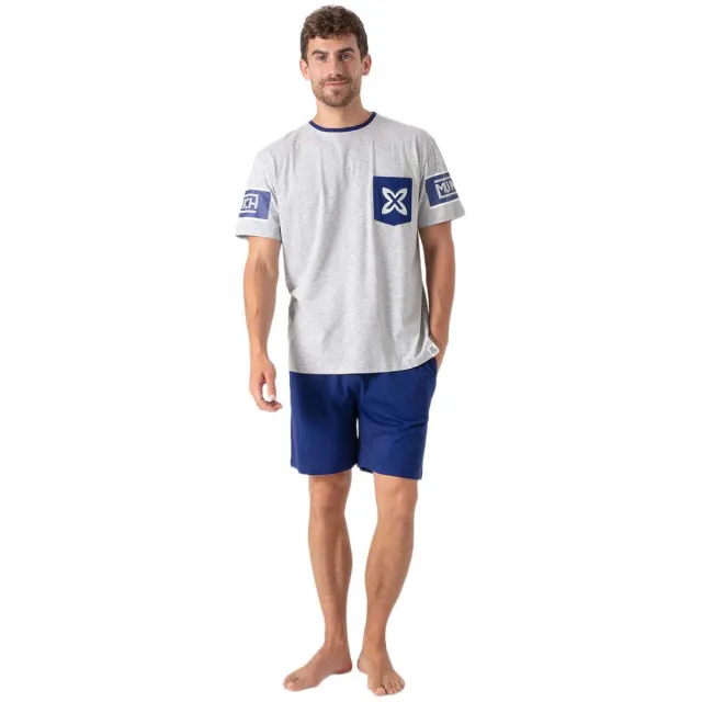 Munich MU9 pyjamaset grijs