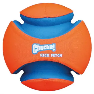 Chuckit hondenspeelgoed Kick Fetch S 12,5 cm oranje/blauw, foto 2