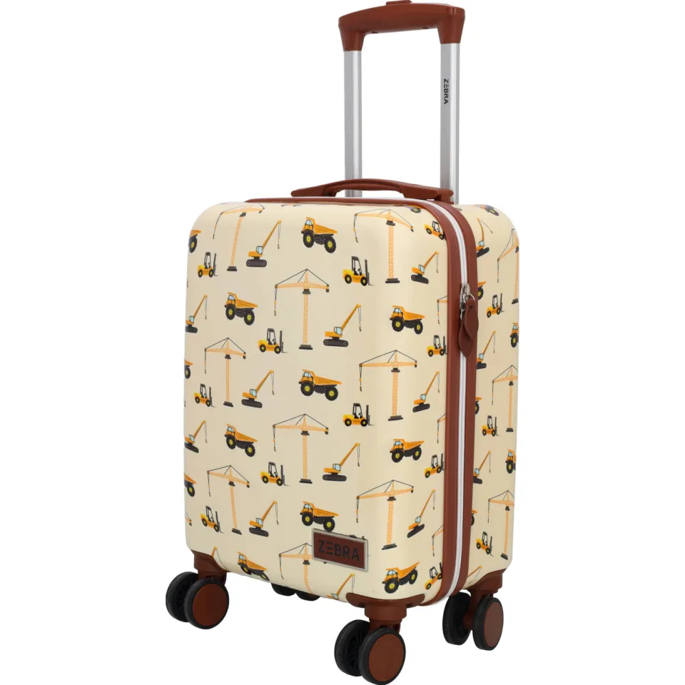 Zebra Trends Avonturier kinderkoffer bouwverkeer Multi