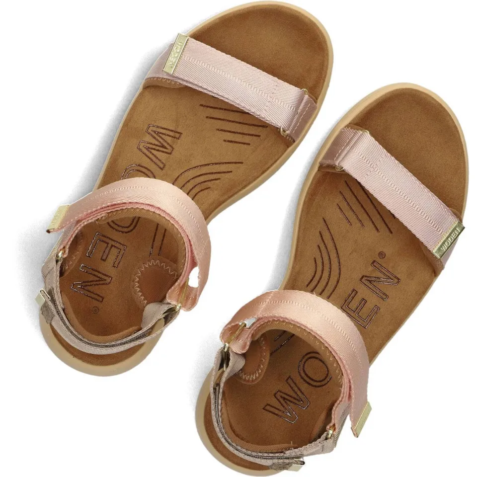 Woden Sandalen Line Roze, foto 4