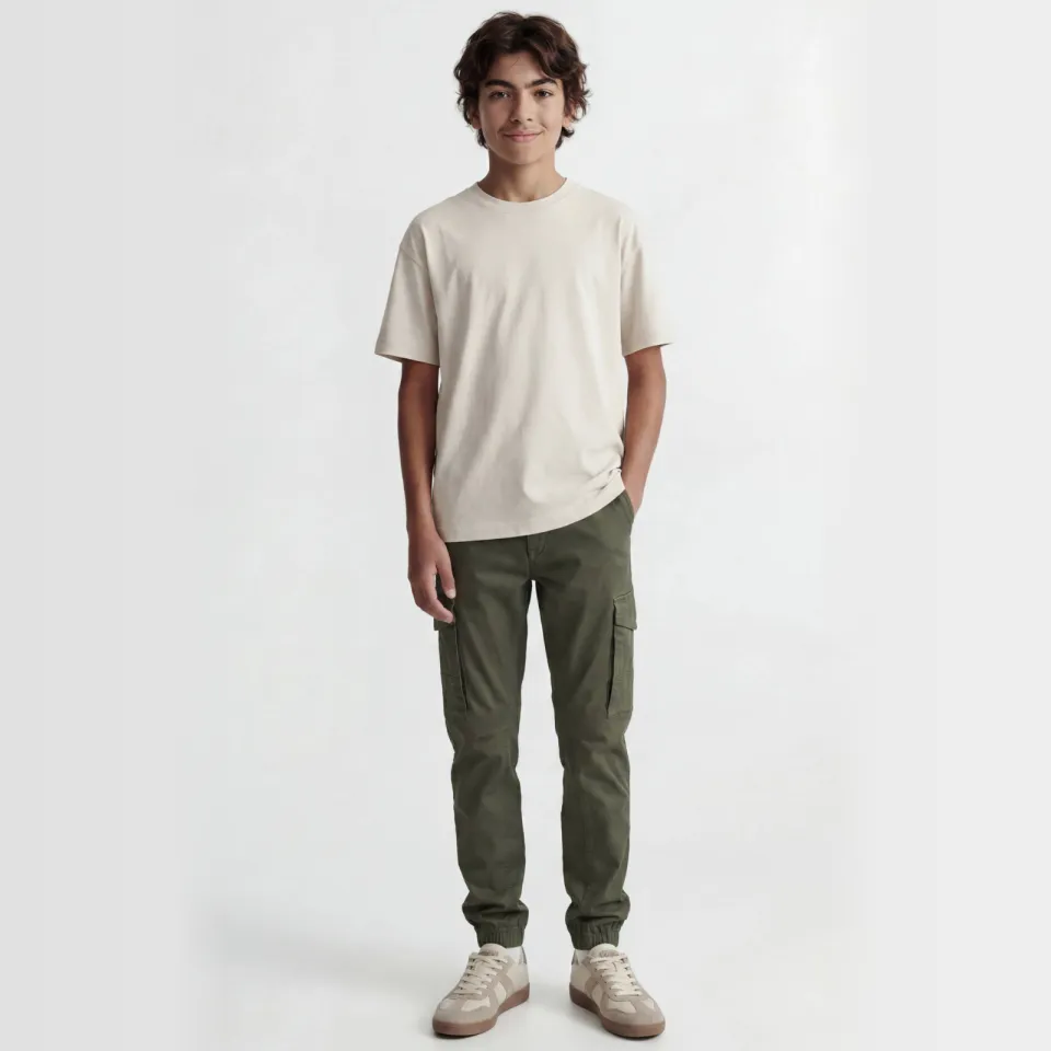 Jack & Jones Paul Flake cargobroek olijfgroen Olive Night