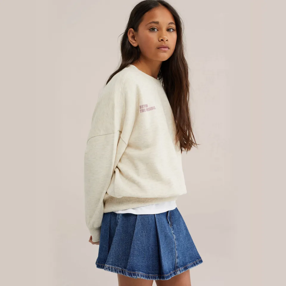 WE Fashion sweater met tekst - beige, foto 5