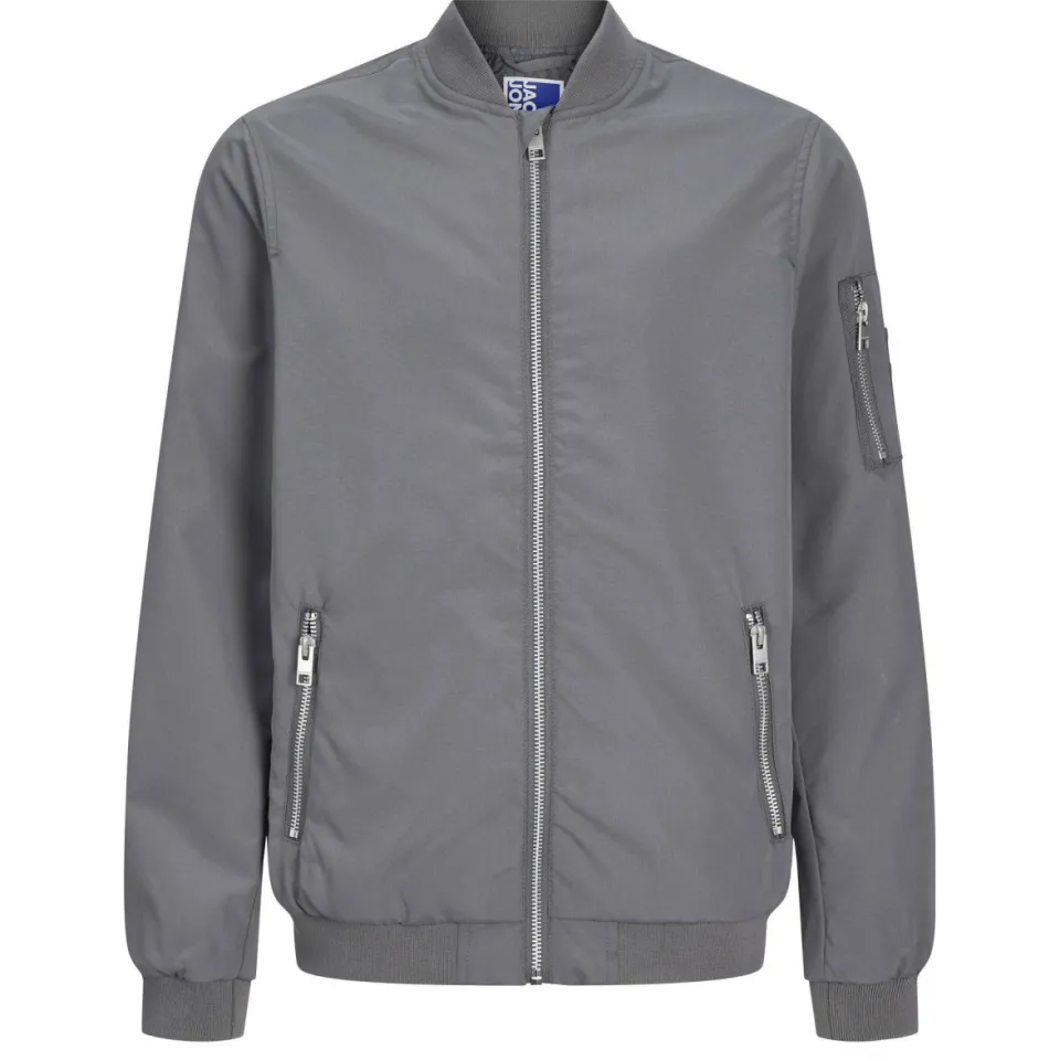 Jack & Jones JJERUSH bomberjack grijs, foto 2
