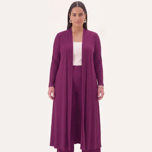 Yoek vest Plus Size - paars