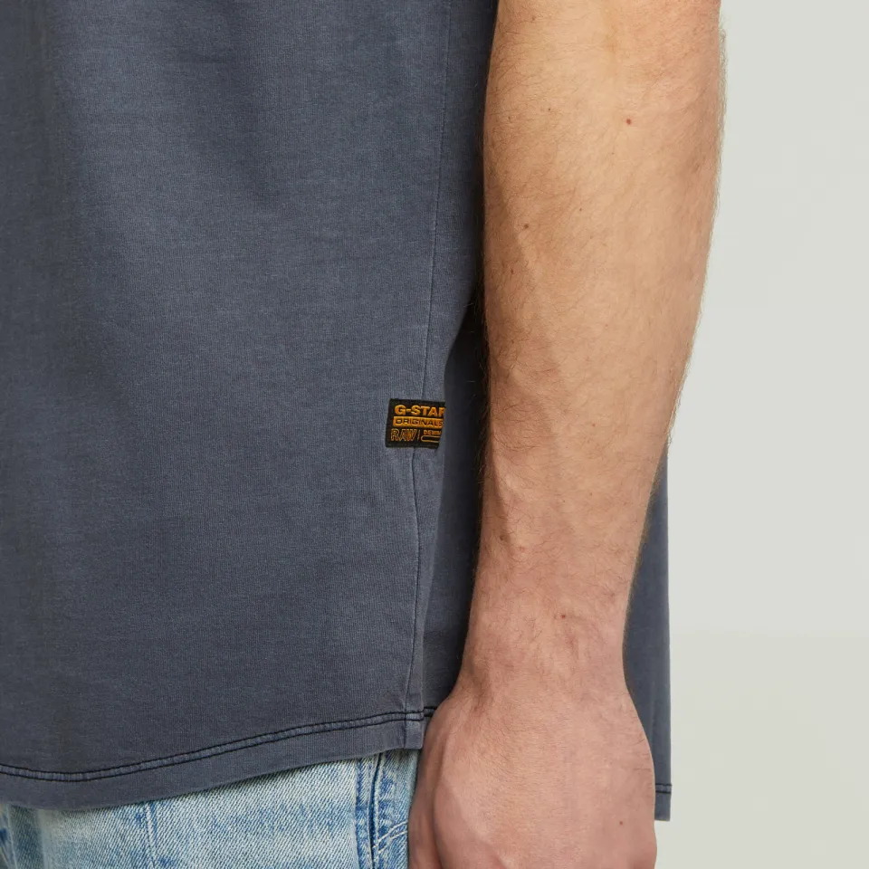 G-Star regular T-shirt blauw, foto 5