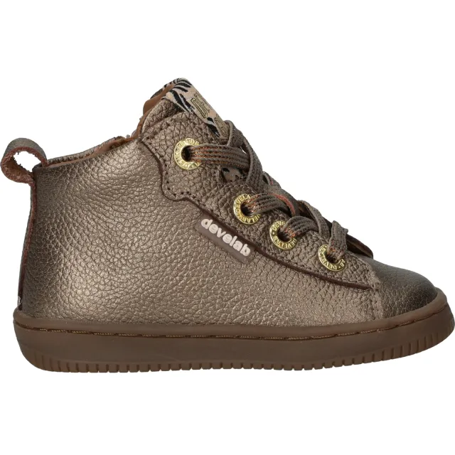 Develab 44350 hoge sneakers goud