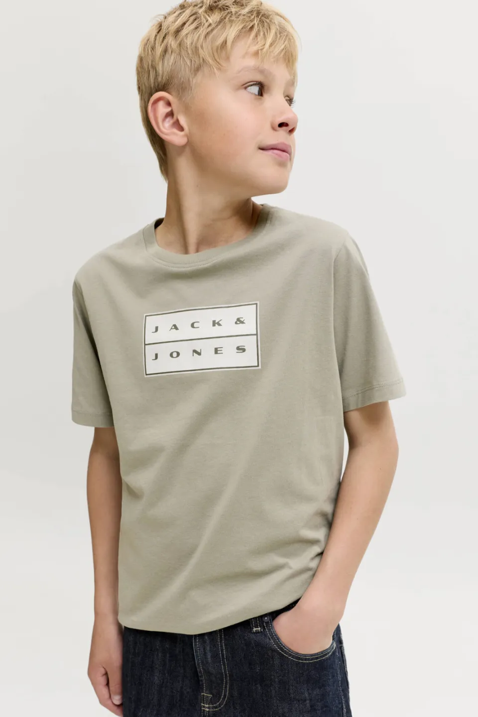 Jack & Jones T-shirt grijsgroen, foto 5