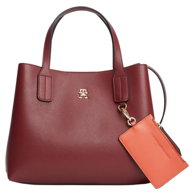 Tommy Hilfiger TH Icon mini handtas rood