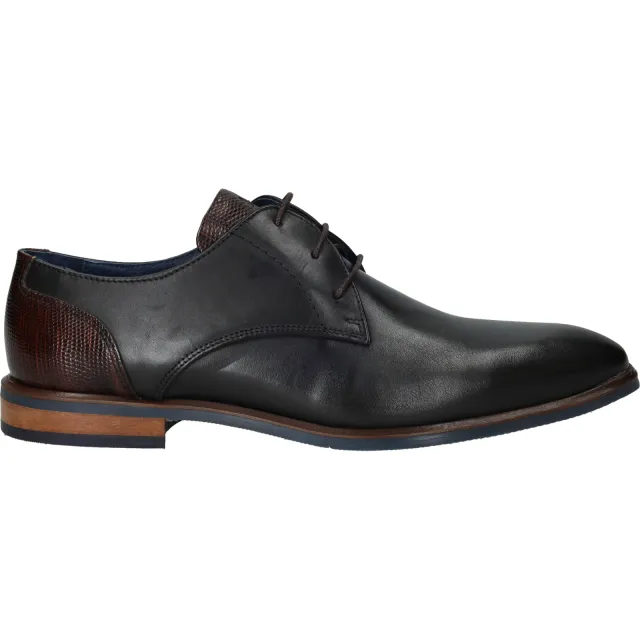 Berkelmans Arcos veterschoenen zwart