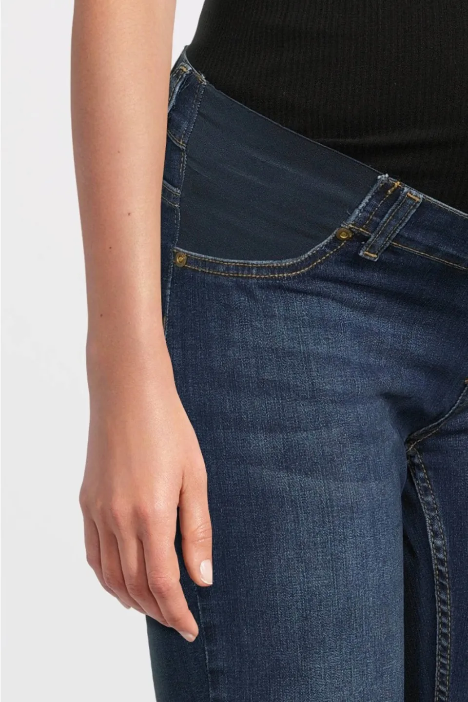 LOVE2WAIT low waist zwangerschaps skinny jeans stone wash, foto 5