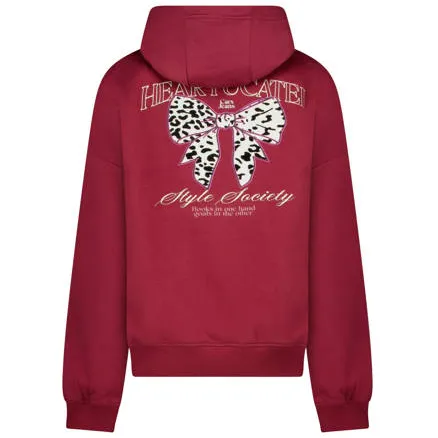 Cars hoodie met backprint - donkerrood, foto 3