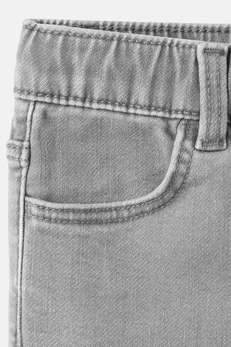 Mango Kids straight leg jeans - grijs, foto 2