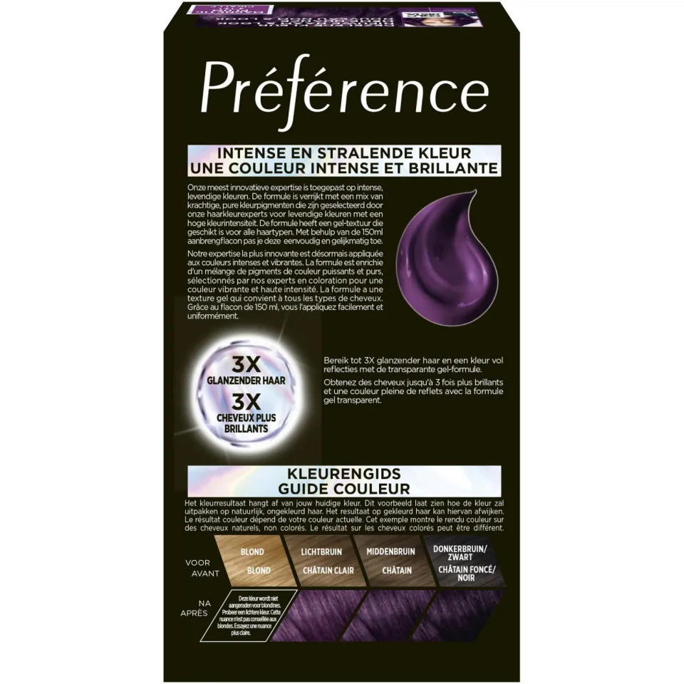 L'oréal Préférence Les Vivids 3.161 Magnetic Plum 3.161 magnetic plum pigalle, foto 4