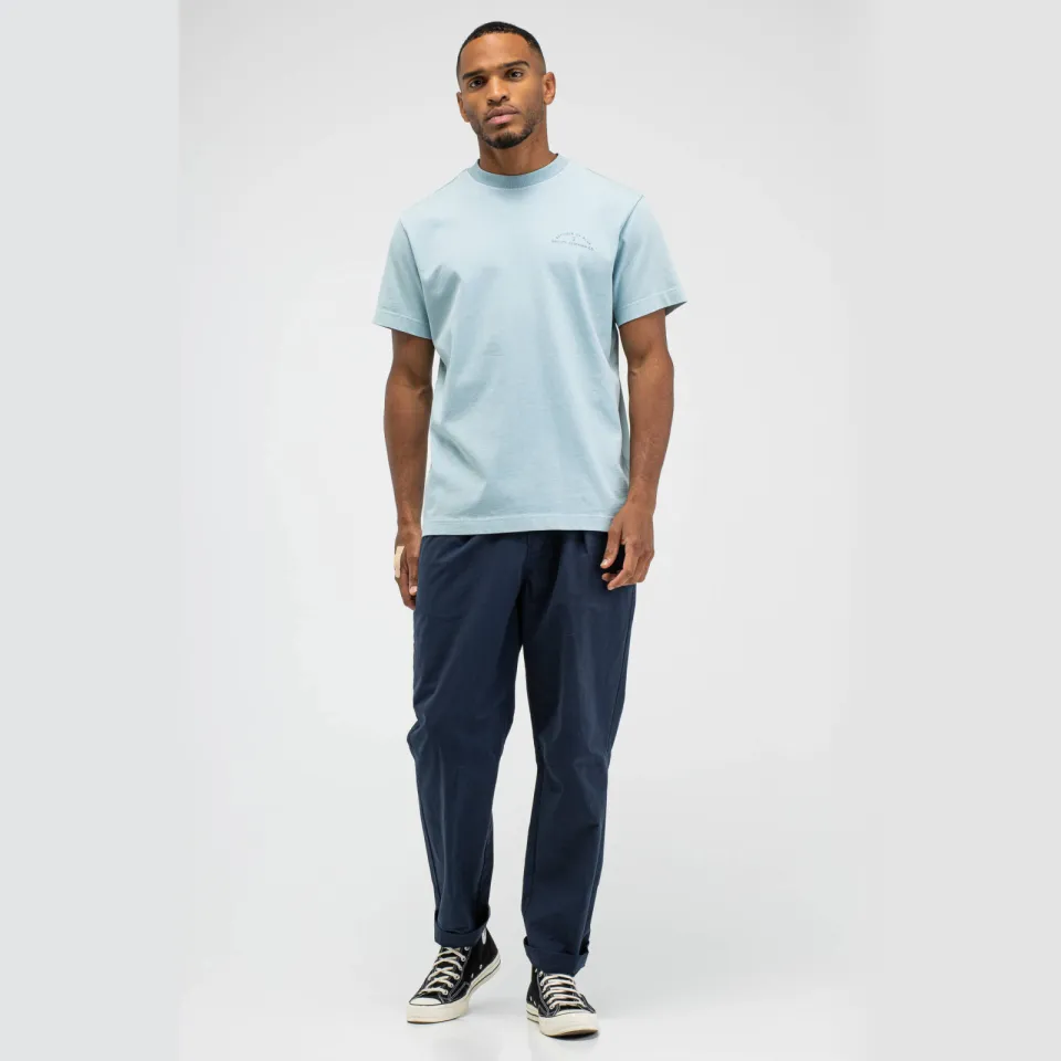 Butcher of Blue oversized T-shirt met backprint lichtblauw, foto 3