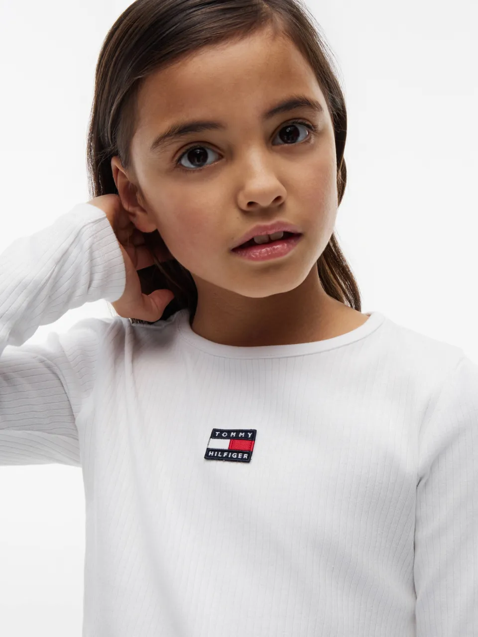 Tommy Hilfiger ribgebreide longsleeve wit, foto 4