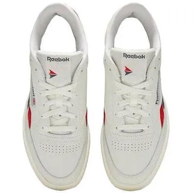 Reebok Club C Revenge leren sneakers - ecru/rood, foto 4