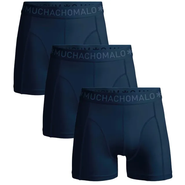 Muchachomalo Heren 3-pack Boxershorts Blauw