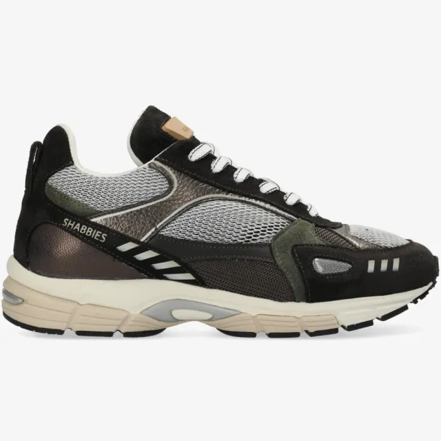 Shabbies Amsterdam Abbey Masha sneaker zwart, foto 2