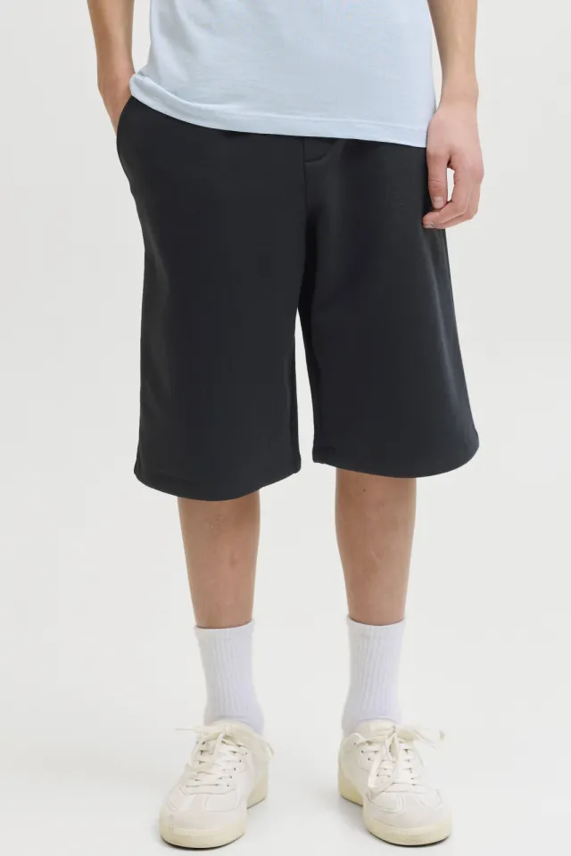 Jack & Jones JUNIOR sweatshort zwart, foto 4