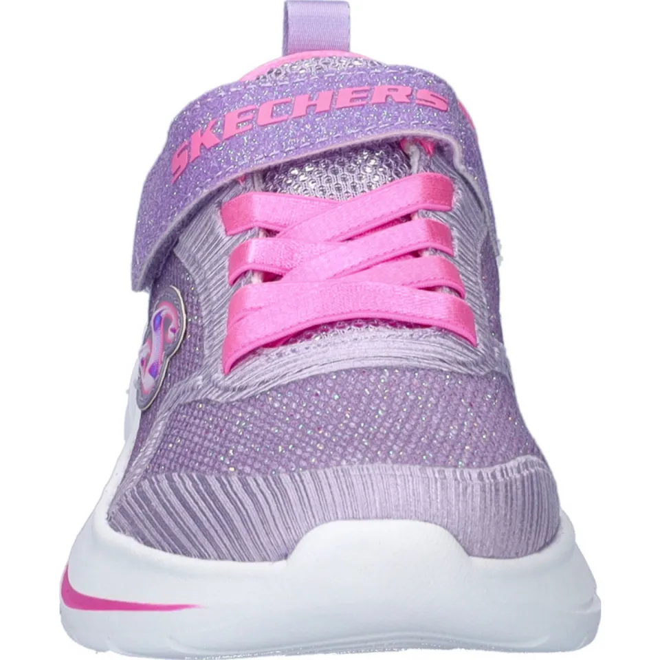 Skechers Wave 92 sneakers met glitters paars, foto 4