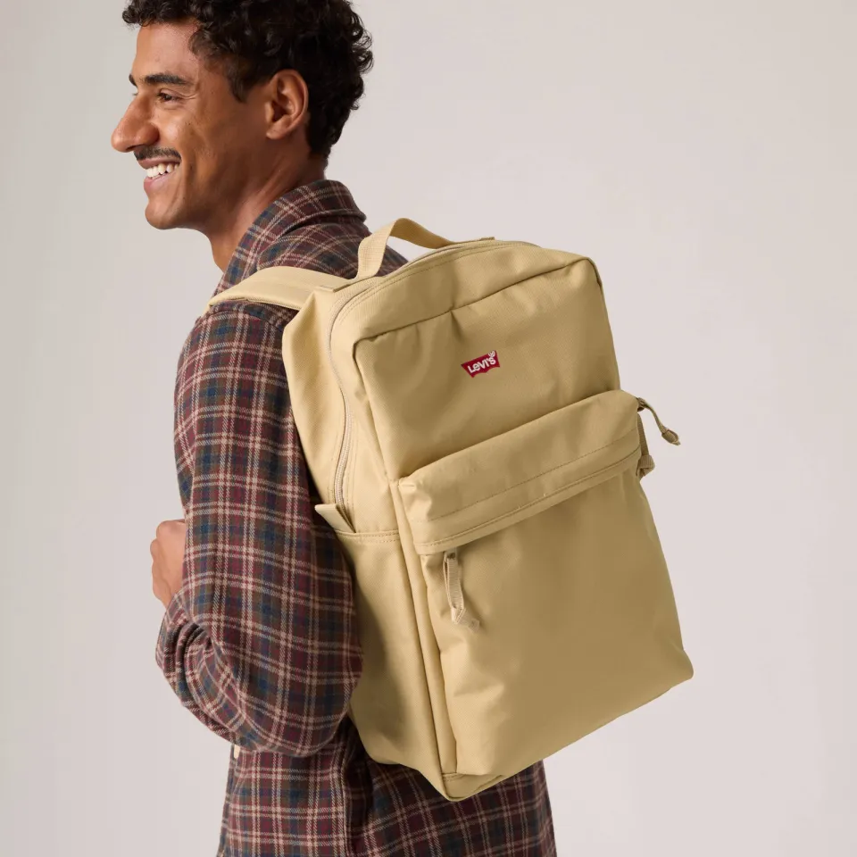 Levi's L-pack rugzak beige, foto 3