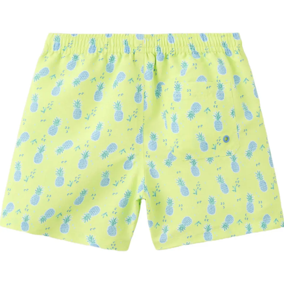 Mango Kids zwemshort limegroen/blauw, foto 3
